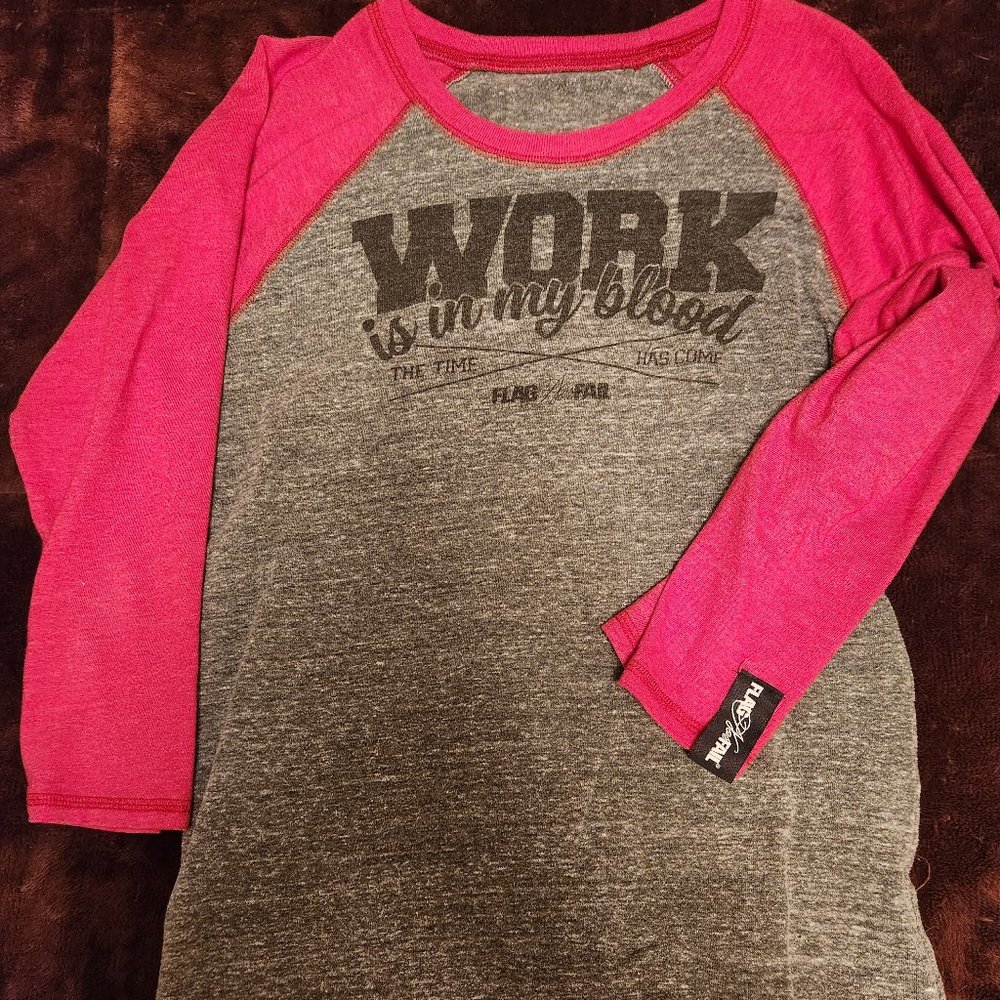 Flag Nor Fail baseball tee